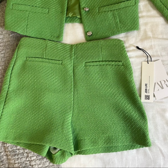 SOLD - NWOT Green Tweed Set - Picture 4 of 7